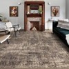 Washable Rug 9x12 Rug Vintage Distressed Rug with Non Slip Backing Foldable Low Pile Rug Ultra-Soft Throw Carpet for Living Room Bedroom Nursery - 4 of 4