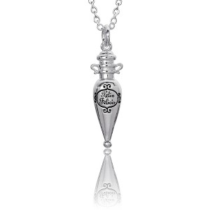 Harry Potter Silver Plated Felix Felicis Potion in The Bottle Pendant Necklace, 18'' - 1 of 4