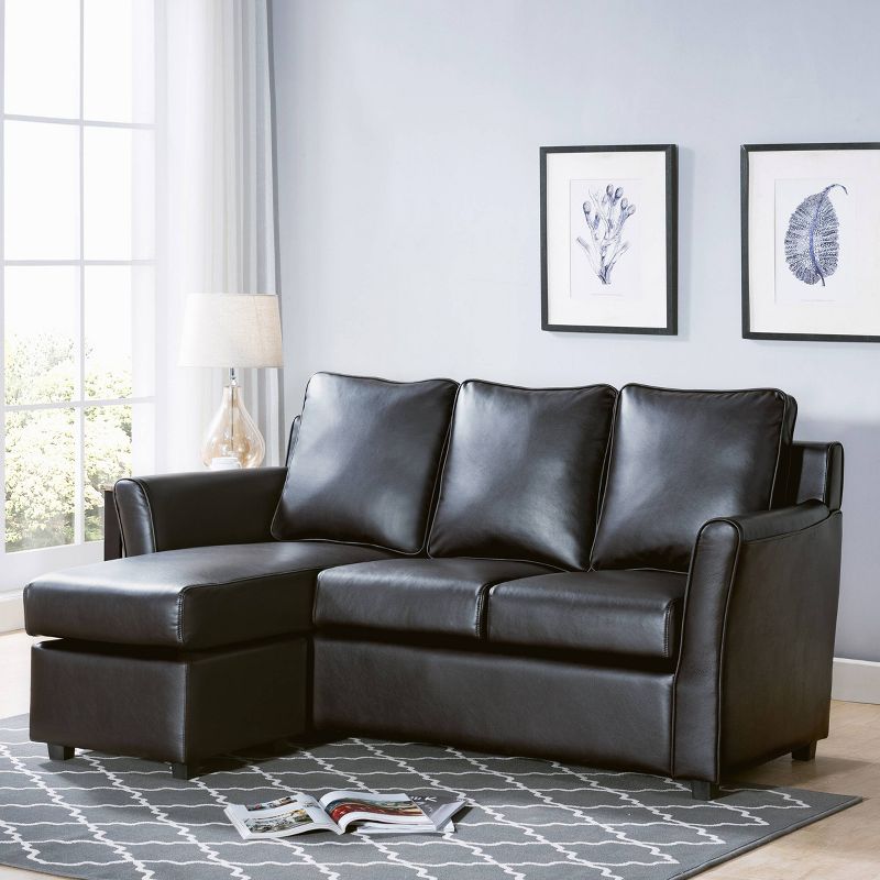 Henri Upholstered Sofa Dark Gray - HOMES: Inside + Out, 2 of 5