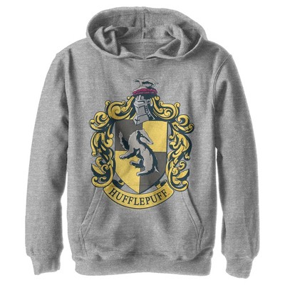 Teen Sizes Official Merchandise Gift Idea for Girls Wizarding World Hogwarts Harry Potter Hufflepuff Shield Girls Pullover Hoodie 