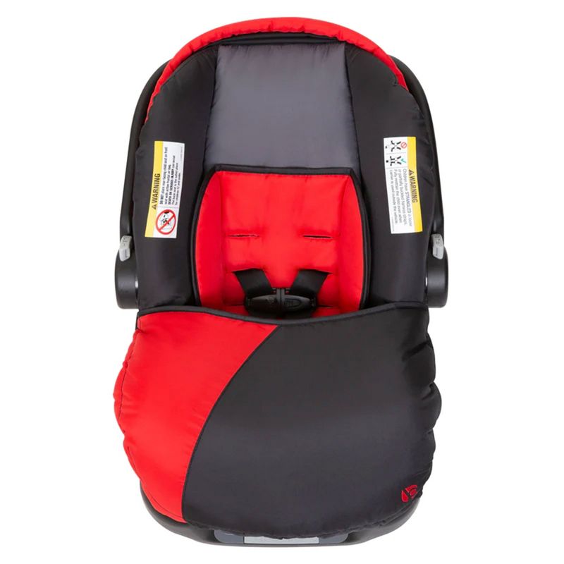 Baby Trend Ally Newborn Baby Infant Car Seat Carrier Travel System with Harness and Extra Cozy Cover for Babies Up to 35 Pounds, Mars Red, 4 of 8