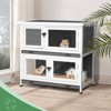 Karl Home Wood Chicken Coop Rabbit Hutch - 4 of 4
