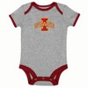 NCAA Iowa State Cyclones Infant Toddler Boys' 3pk Bodysuit - 2 of 4