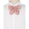 Elerevyo Women's Pre-tied Adjustable Straps Polka Dots Uniform Casual Bow Ties - 4 of 4