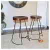 Set of 2 24" Vale Counter Height Barstools - Carolina Chair & Table - image 2 of 4