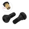 Unique Bargains TR412 Rubber Short Snap-In Tire Valve Stems Tyre Service Tool Black 4 Pcs - 4 of 4