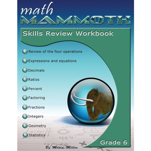 Math Mammoth Grade 6 Skills Review Workbook - By Maria Miller ...