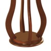FONTOI End Tables Slim Side Table Morden Wooden End Table, Sturdy Solid construction Stand, Elegant Accent Furniture, Red, 18"*18"*28.5" - 2 of 4