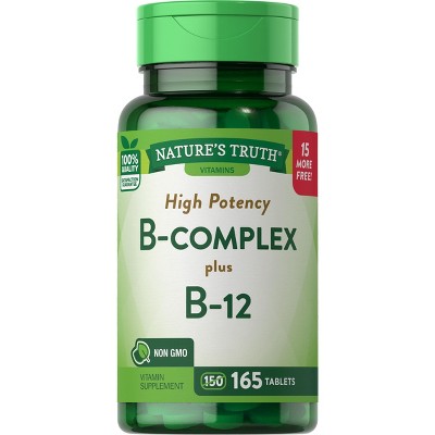 Nature's Truth Vitamin B Complex Sublingual Liquid | 2 Fl Oz | Berry ...