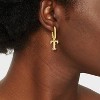 Bijoux Sport by Luv Aj MLB Gold Logo Huggie Earrings - 2 of 2