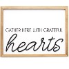 The Lakeside Collection Inspirational Phrases Collection - Grateful Hearts Wall Art - 3 of 4