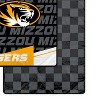 NCAA Missouri Tigers Diagonal Ghost Checker Double Sided Blanket - 2 of 3