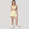 Anna-Kaci Active Women's Ruffle Hem High Waist Skort Built-In Shorts Stretch Waistband Flowy Lightweight Design - 2 of 4
