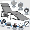 Yaheetech Folding Tanning Chair with Face Hole and 5 Adjustable Positions - 4 of 4