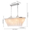 Rennnsan Glazwen 40"W 8-Light Tiered Crystal Vintage Dimmable Chandelier in Silver - 3 of 4