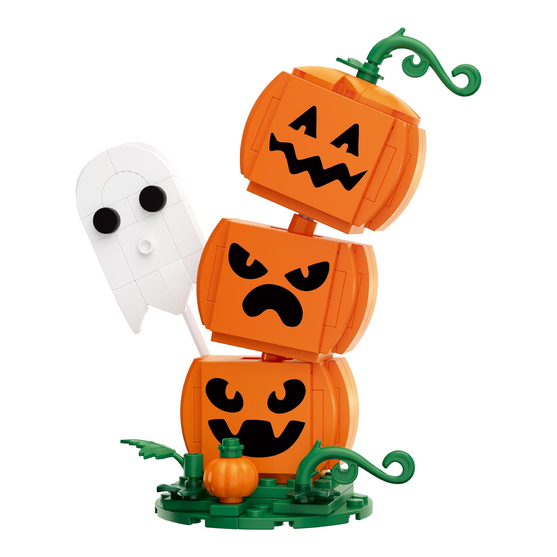 Brickcraft Halloween Jack Stack Building Set - 160-Piece Kit - 72742