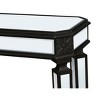 Kumasinova 48" Mirror Entryway Table with Vintage Wood Grain Carving,Console Table with Reflective Surface,Art Deco Sofa Table for Living Room&Foyer - 4 of 4