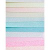 Memory Box Glitter Paper Pad 6X6 24/Pkg - Delicate Pastel