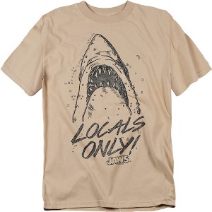 Jaws Locals Only Adult T-Shirt - 1 of 4