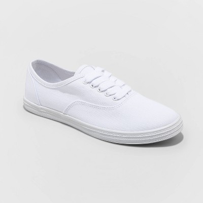 non slip white sneakers