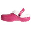 FOAMWALK Women's Comfortable Furry Solid and Bubble Heel Platform Clogs with Faux Fur Lining - Fur Lined Clogs for Women - 3 of 4