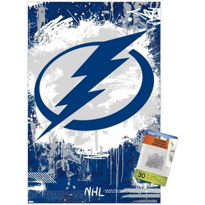 Trends International NHL Tampa Bay Lightning - Maximalist Logo 23 Unframed Wall Poster Prints - 1 of 4
