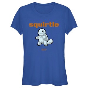 Juniors Womens Pokemon Comic Squirtle T-Shirt - 1 of 4