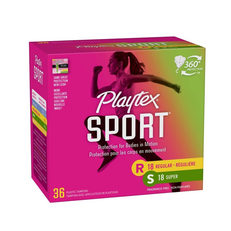 Playtex Sports Plastic Unscented Multipack Tampons, 3 of 10