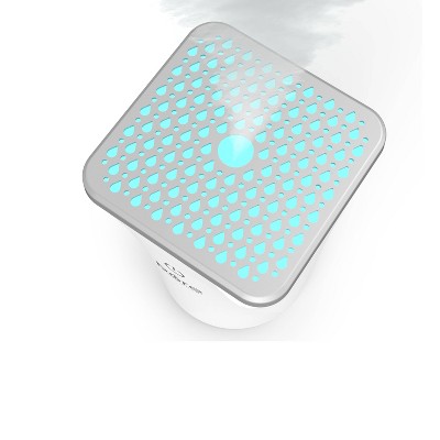 White Portable Car Diffuser with Color-Changing Light