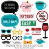 Big Dot of Happiness Retirement - Photo Booth Props Kit - 20 Count - image 2 of 4