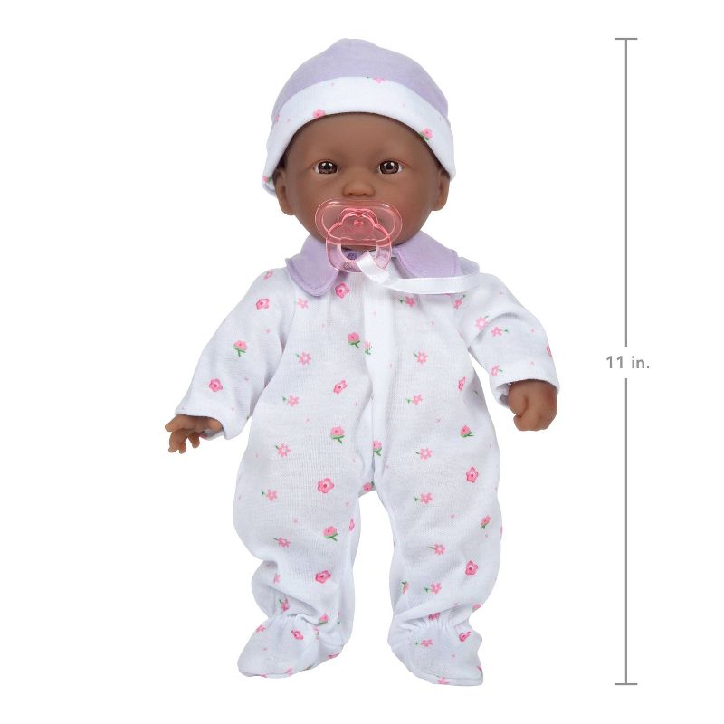 JC Toys La Baby 11&#34; Baby Doll - Purple Outfit, 4 of 8
