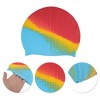 Unique Bargains Silicone Bubbles Texture Swimming Cap 1 Pc - 3 of 4