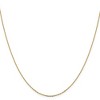 Black Bow Jewelry 1mm 14k Yellow Gold Diamond Cut Open Long Cable Necklace Chain - 3 of 4