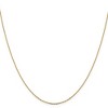 Black Bow Jewelry 1mm 14k Yellow Gold Diamond Cut Open Long Cable Necklace Chain - image 3 of 4