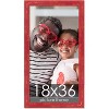 PosterPalooza | Panoramic Shabby Chic Red Picture Frame - UV Acrylic, Foam Board Backing, Hanging Hardware - 2 of 4