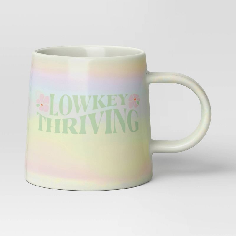 16oz Stoneware Low Key Thriving Mug - Room Essentials&#8482;, 1 of 7