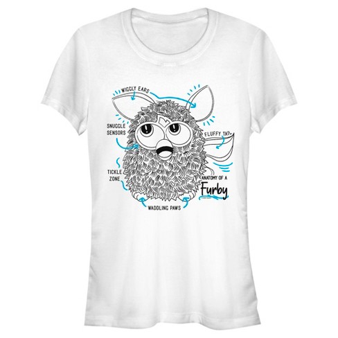 Junior's Furby Anatomy T-shirt : Target