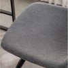 DOMETOUR 28.25" Fabric Counter Height Stools Set of 2 - 3 of 4