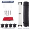Pop Up Canopy Tent, 10 x 10 Outdoor All Season Waterproof Sun Shade with Wheeled Bag for Parties Events Camping - 3 of 4