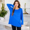 Anna-Kaci Women's Scoop Neck Tunic Top with Front Pockets - 4 of 4