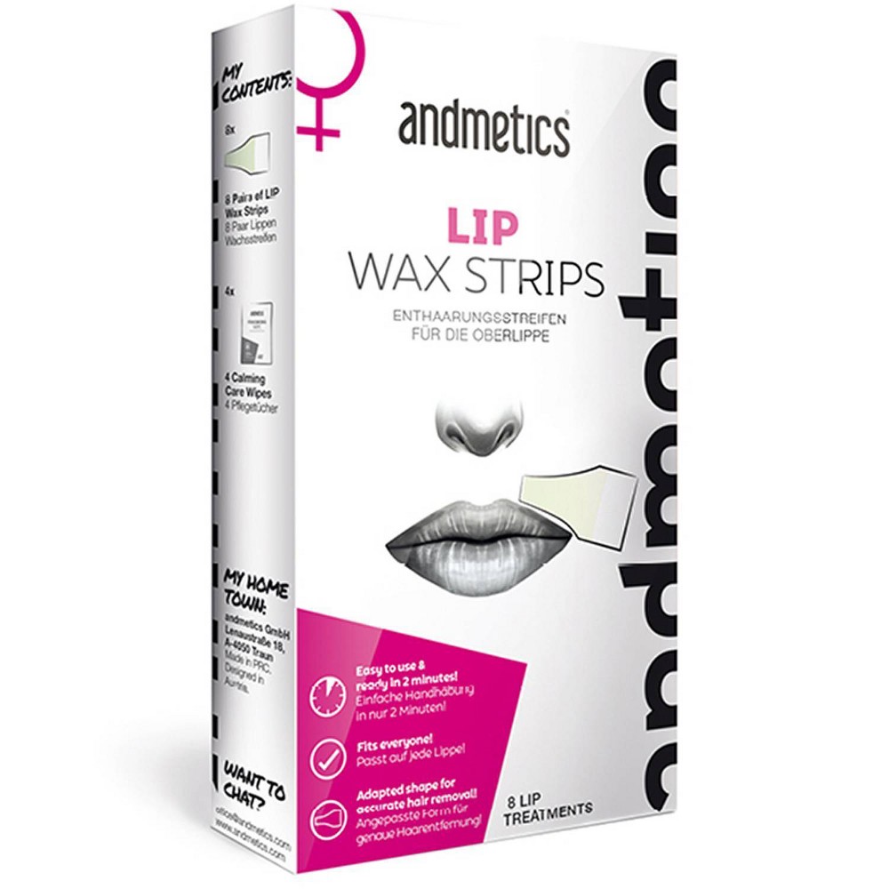 andmetics Lip Wax Strips for Women - 1.59oz