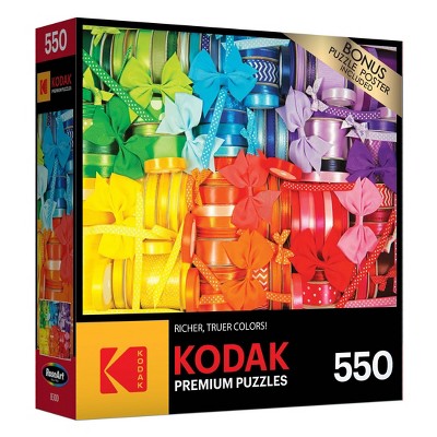 RoseArt Rainbow Ribbons and Bows Jigsaw Puzzle - 550pc : Target