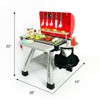 Easy Playhouse BBQ Grill Toy Playset, Light & Sound, Realistic Smoke, Cooking - 2 of 4