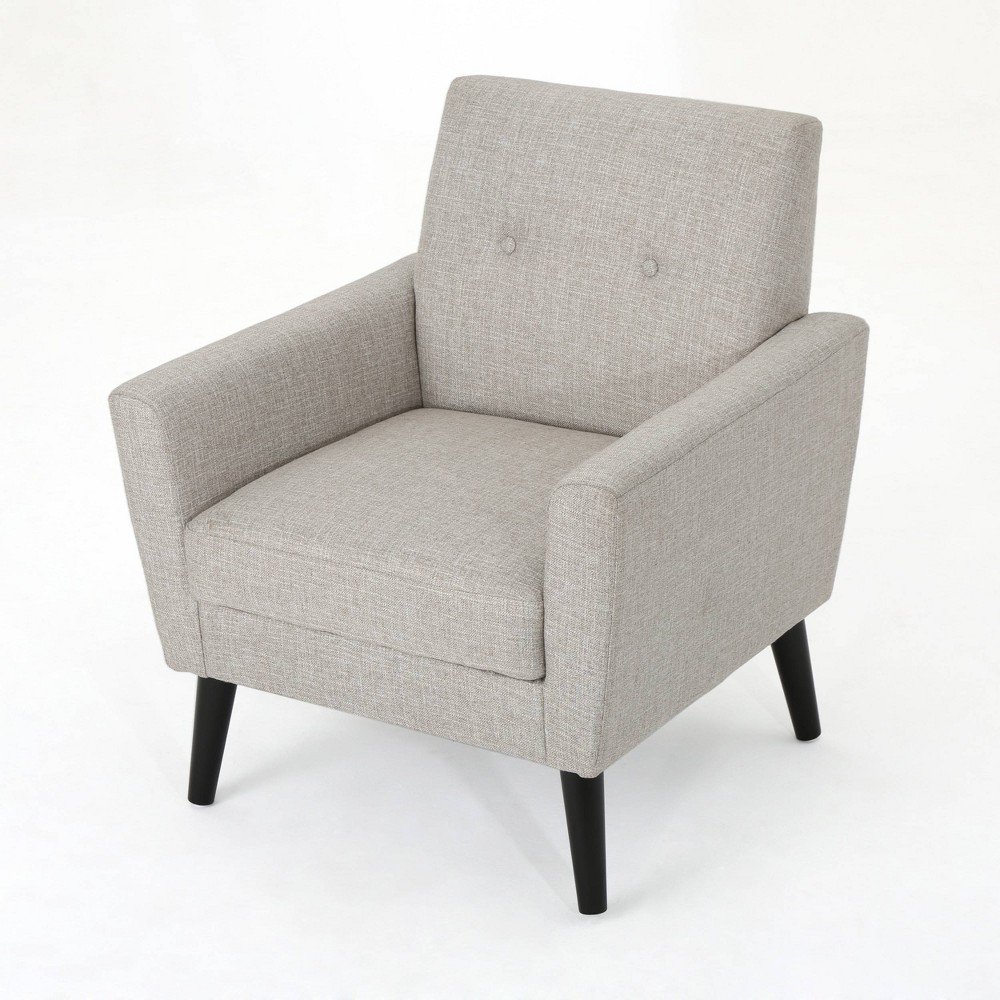 Photos - Chair Sienna Mid Century Club  Beige - Christopher Knight Home