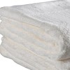 HomeRoots Set of Two White Cotton 16" X 30" Quick Dry Terry Cloth Hand Towels - 3 of 3