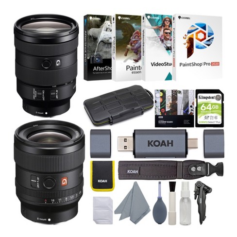 Sony Sel24105g And Sel24f14gm Lens Holiday Bundle : Target