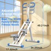 SEVOBAL Stair Stepper with resistance Home-Upgrade Vertical Climber Workout Machine Exercise Climber Fitness Equipment, Blue, 34.25"*17.32"*49.21" - 3 of 4
