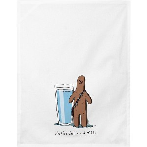 Chewbacca Wookie Cookie and Milk Dish Towels - 1 of 1