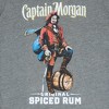 Adult Captain Morgan Spiced Rum Grey Tee Shirt - 2 of 3