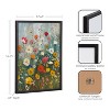 Kate & Laurel All Things Decor 12"x16" Gallery Boho Wildflower Garden Print by The Creative Bunch Studio Black - 3 of 4